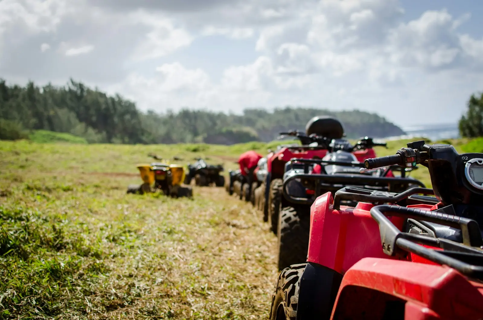 A rental fleet ready for delivery
